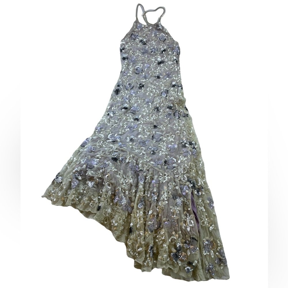Monsoon Sequined 100% Silk Dress N248-8